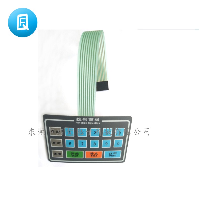 锅仔片薄膜开关_薄膜开关按键